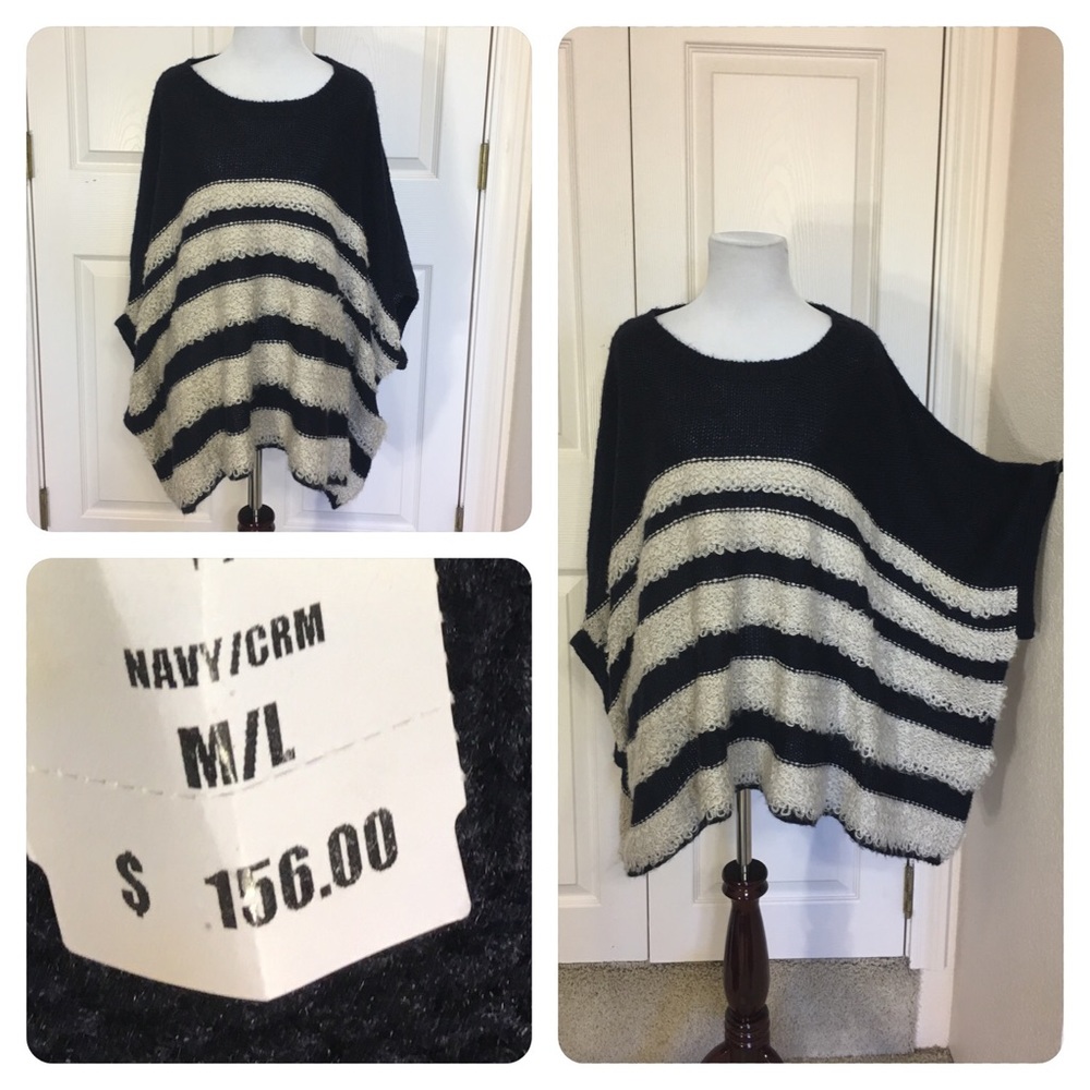Cotton Club for LF asymmetrical boho sweater